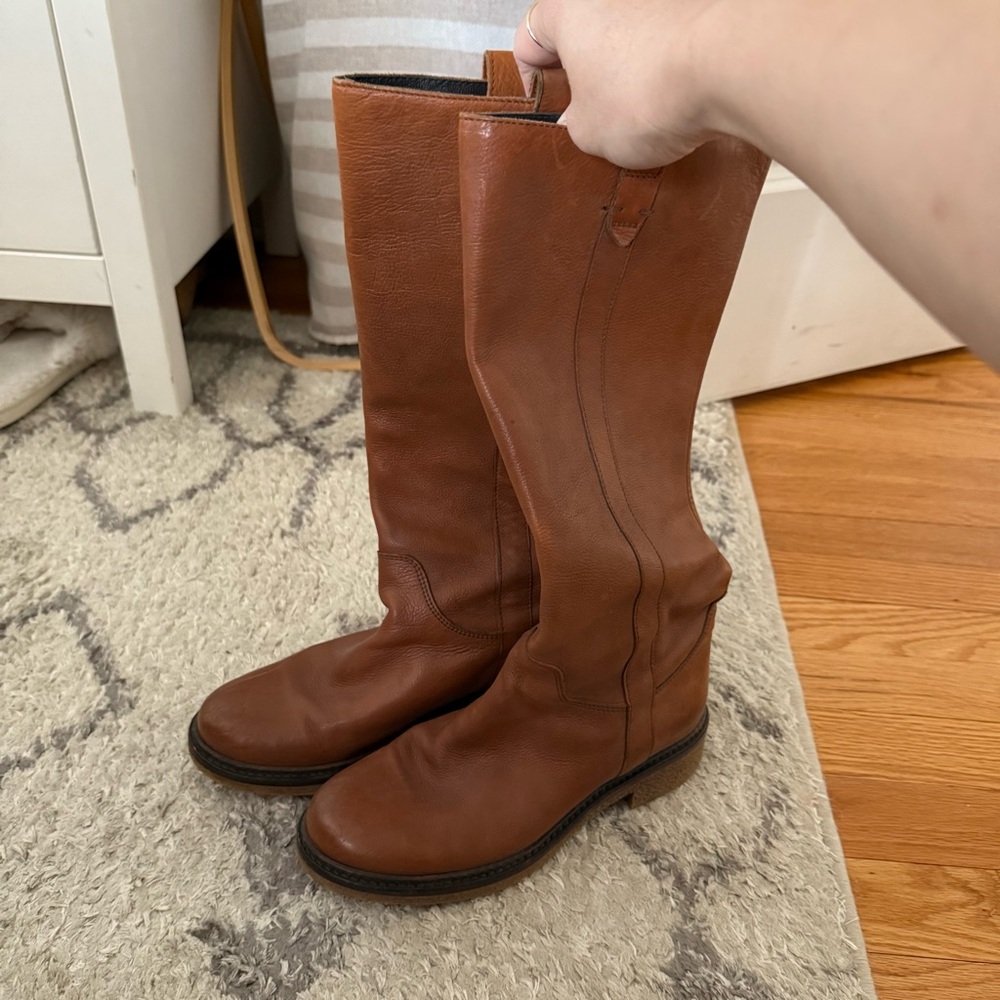 Genuine leather boots made in Italy